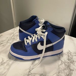 6Y Nike Dunk High Obsidian